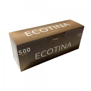 ECOTINO - гильзы для табака (стандарт), 500 штук