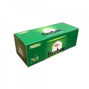 FIREBOX MENTHOL сигаретные гильзы с ментолом, 250 штук